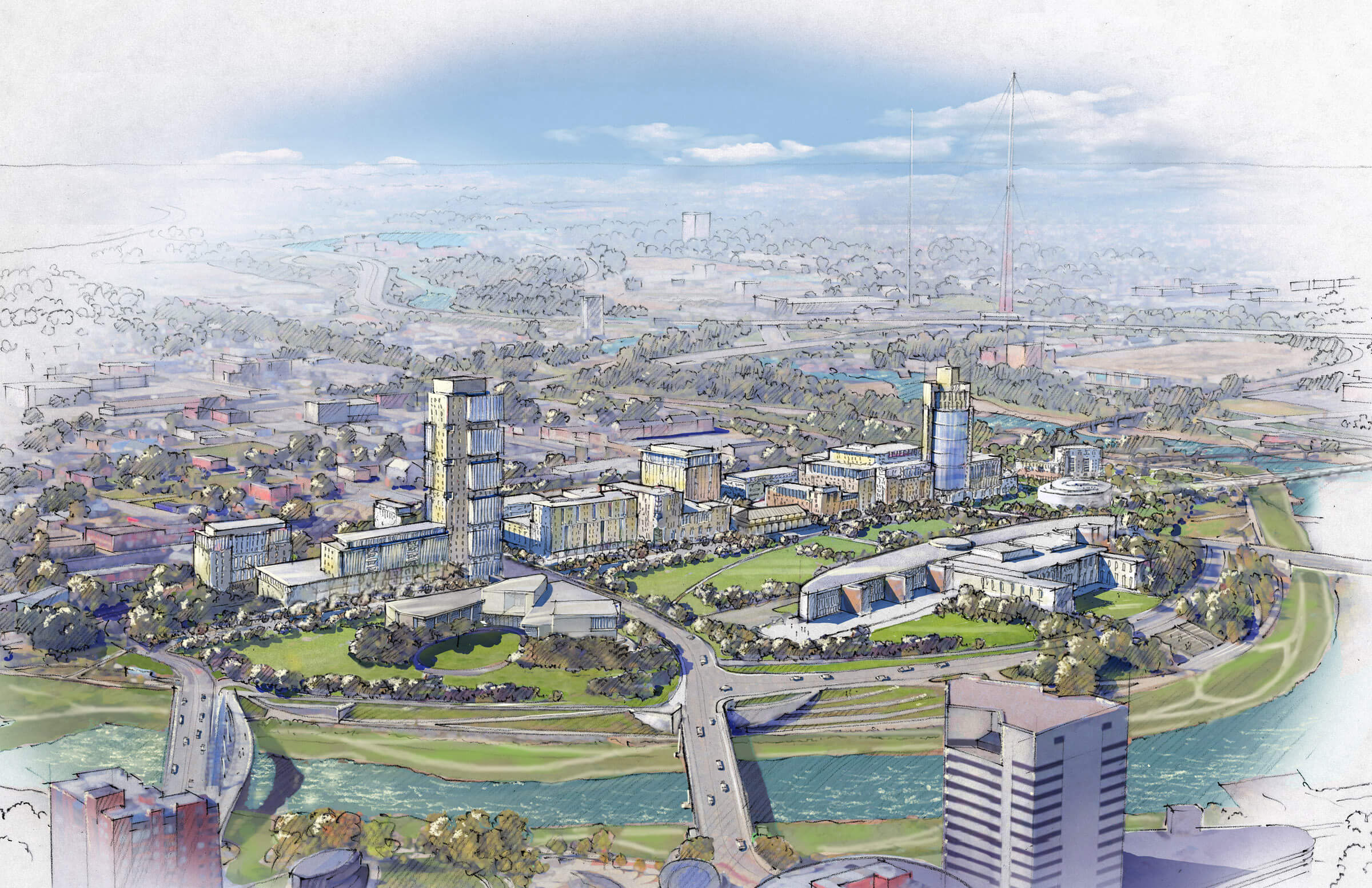 Scioto Peninsula Master Plan — Robert A.M. Stern Architects, LLP